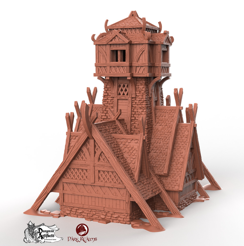 Norse Hall - Odingard - Dark Realms Terrain Wargaming D&D DnD