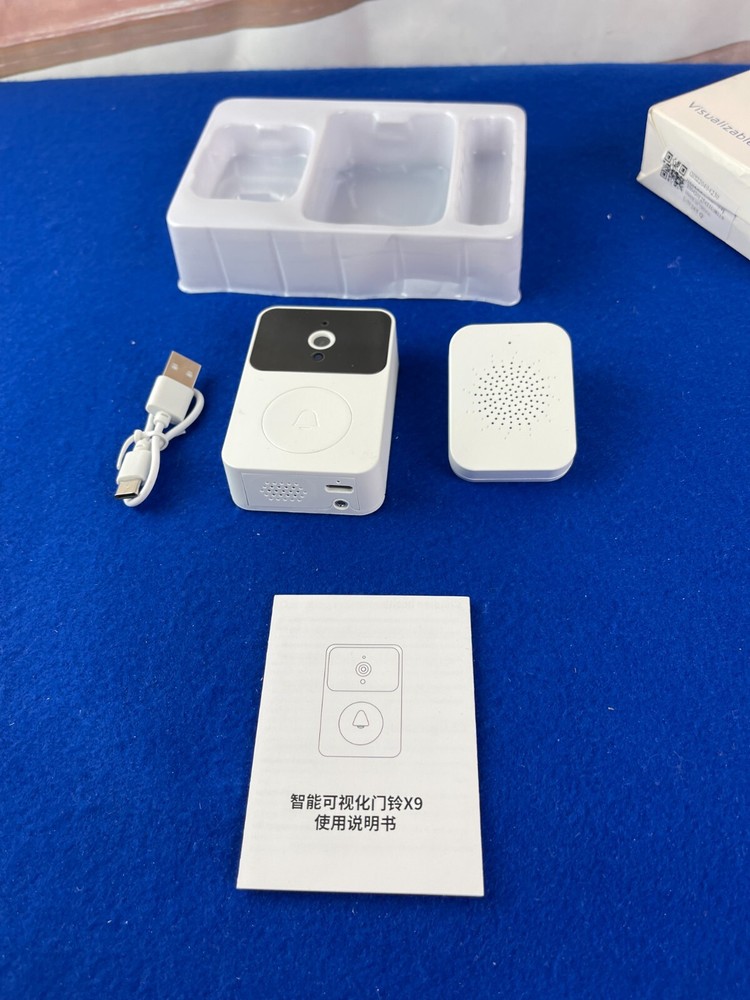Visualizable Smart Doorbell X9 New Opened box
