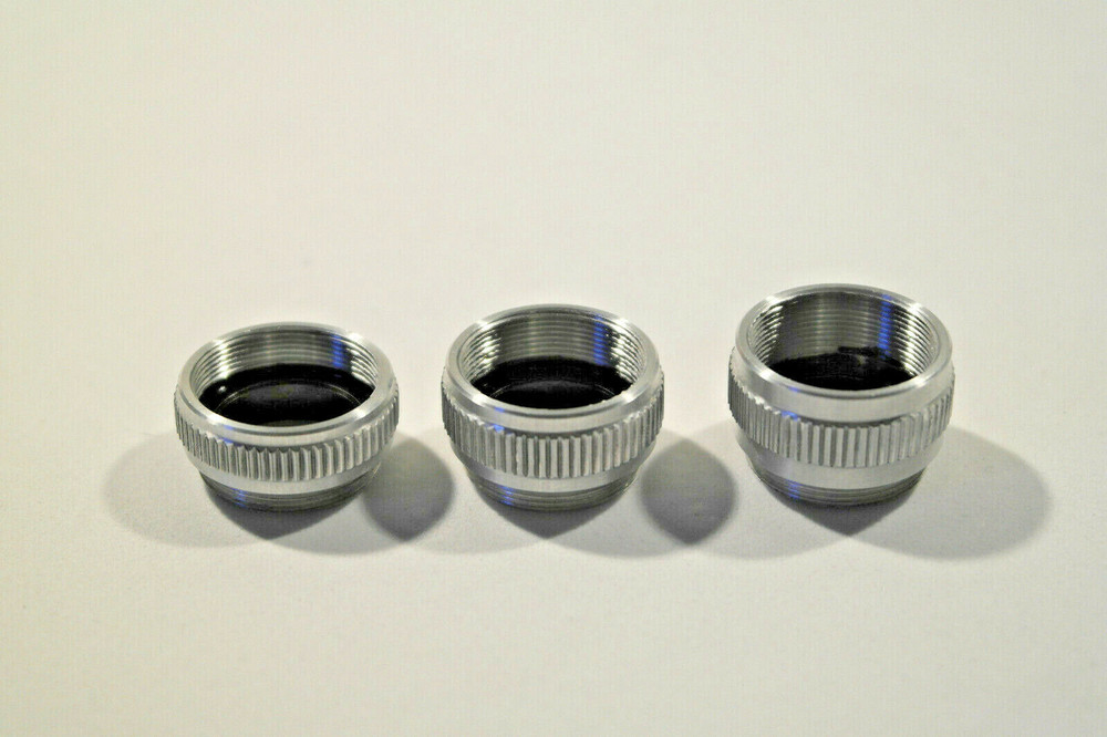 8mm 10mm 12mm RMS DIN Parfocal focus microscope objective ring adapter *LOT 3x*