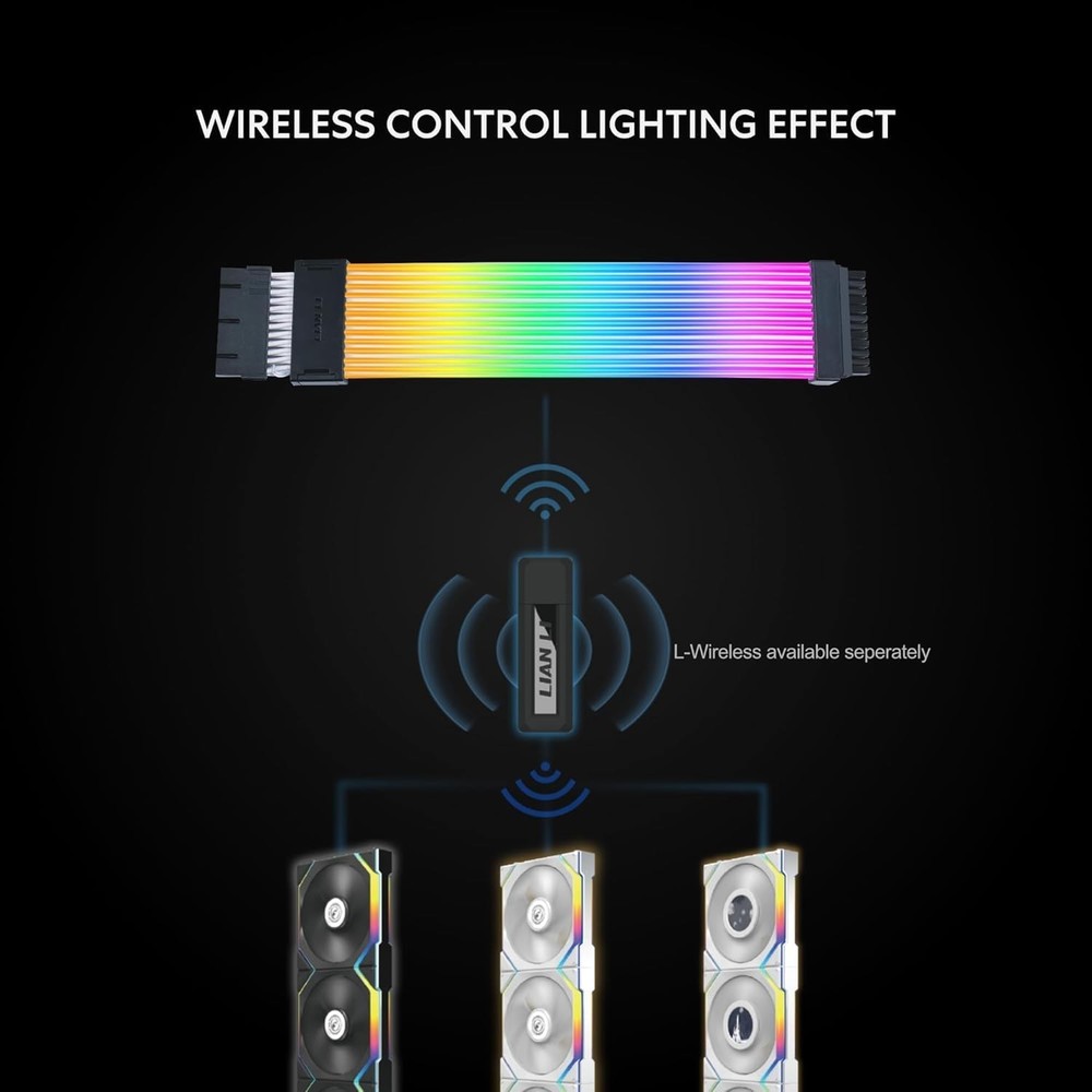 Lian Li Strimer Wireless 24 Pin with Controller 24 pins (Controller Included)