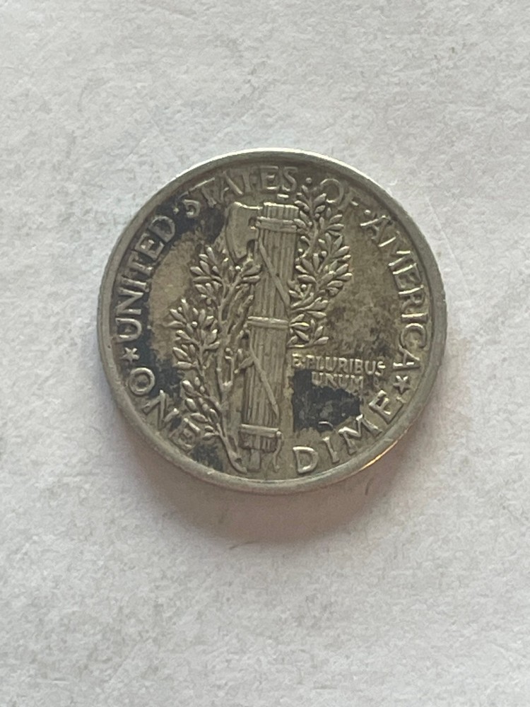 1916-P Mercury Dime - Full Split Bands HG109
