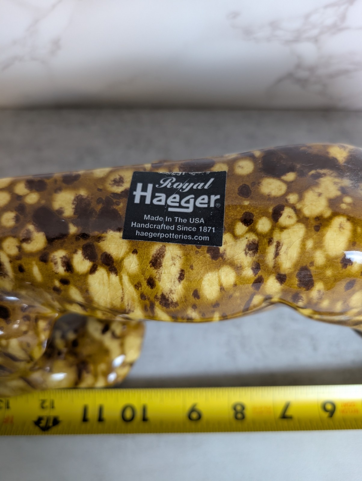 Rare ROYAL HAEGER Art Deco Stalking SPOTTED Leopard 24" BEAUTIFUL