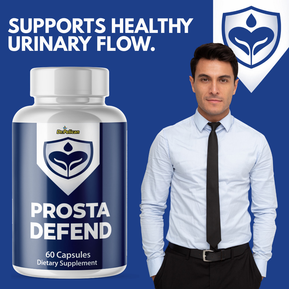 Prosta Defend- Prostate Support- 3 Bottles- 180 Capsules