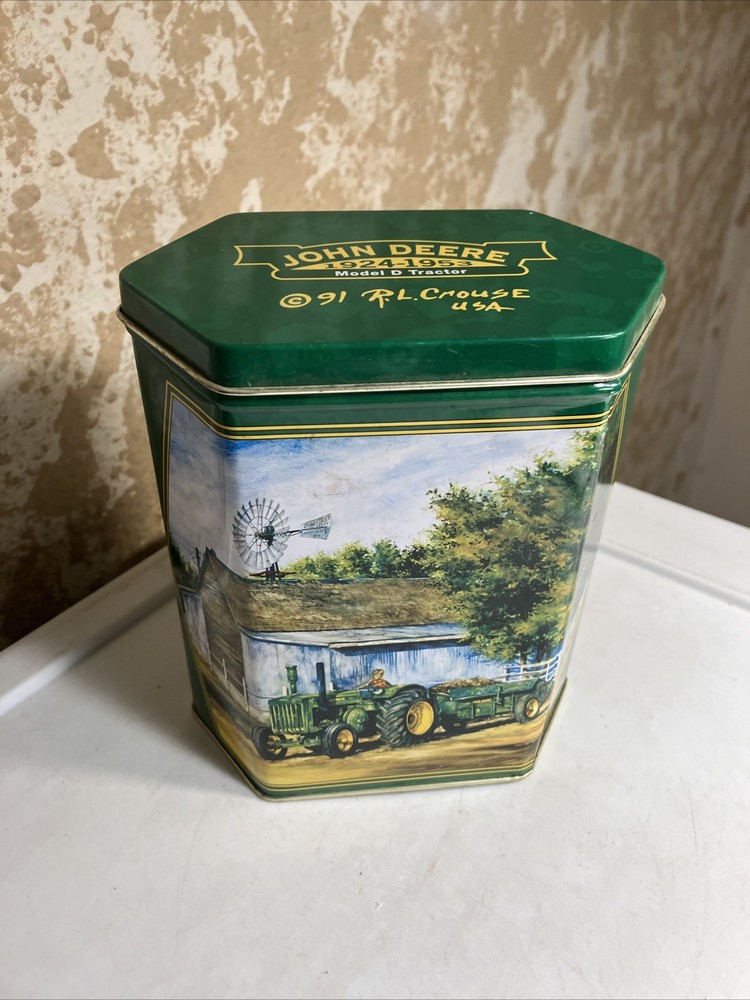 John Deere Tractor Tin Model D Empty