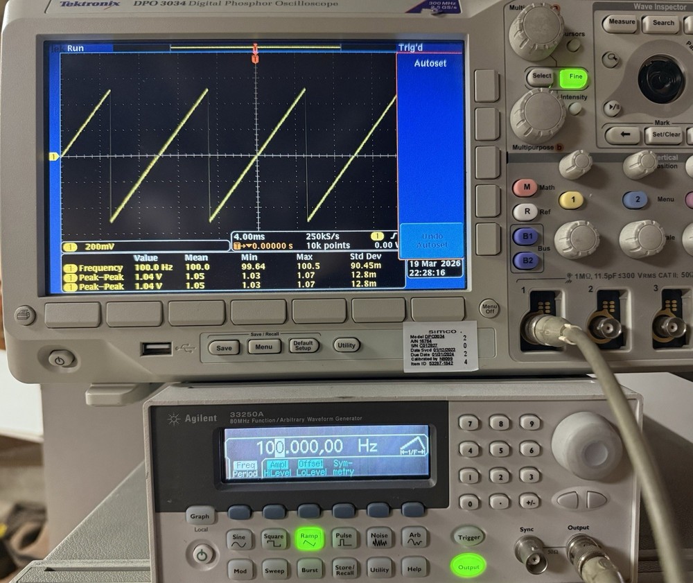 Agilent 33250A 80MHz Arbitrary Waveform Generator Tested READ