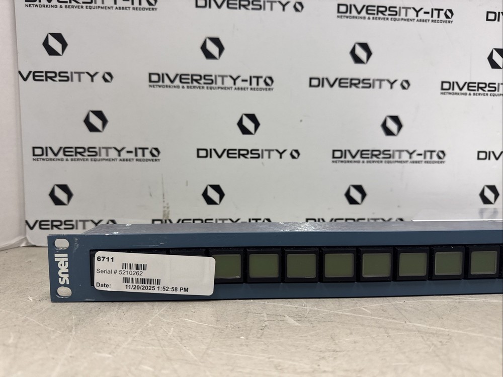 Snell 6711 router control panels
