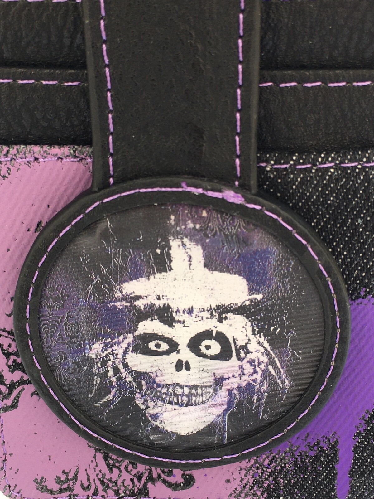 Loungefly Disney Haunted Mansion Hatbox Ghost 4 Slot Cardholder w/ID Window NWT