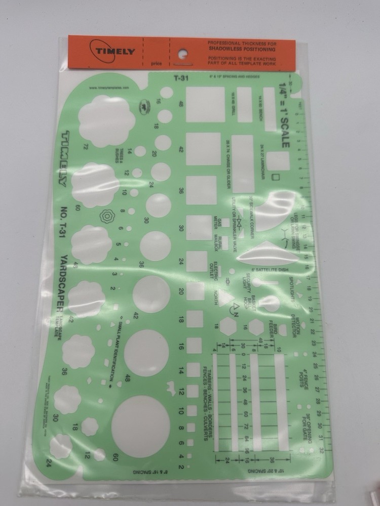 Timely Stencil Set (New) - Professional Thickness For Shadowless Positioning