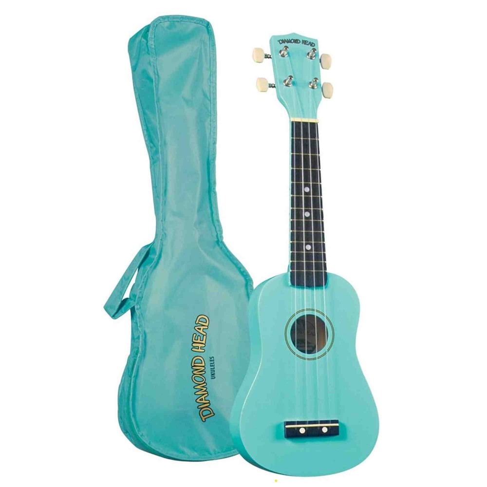 Diamond Head Soprano Ukulele | Turquoise