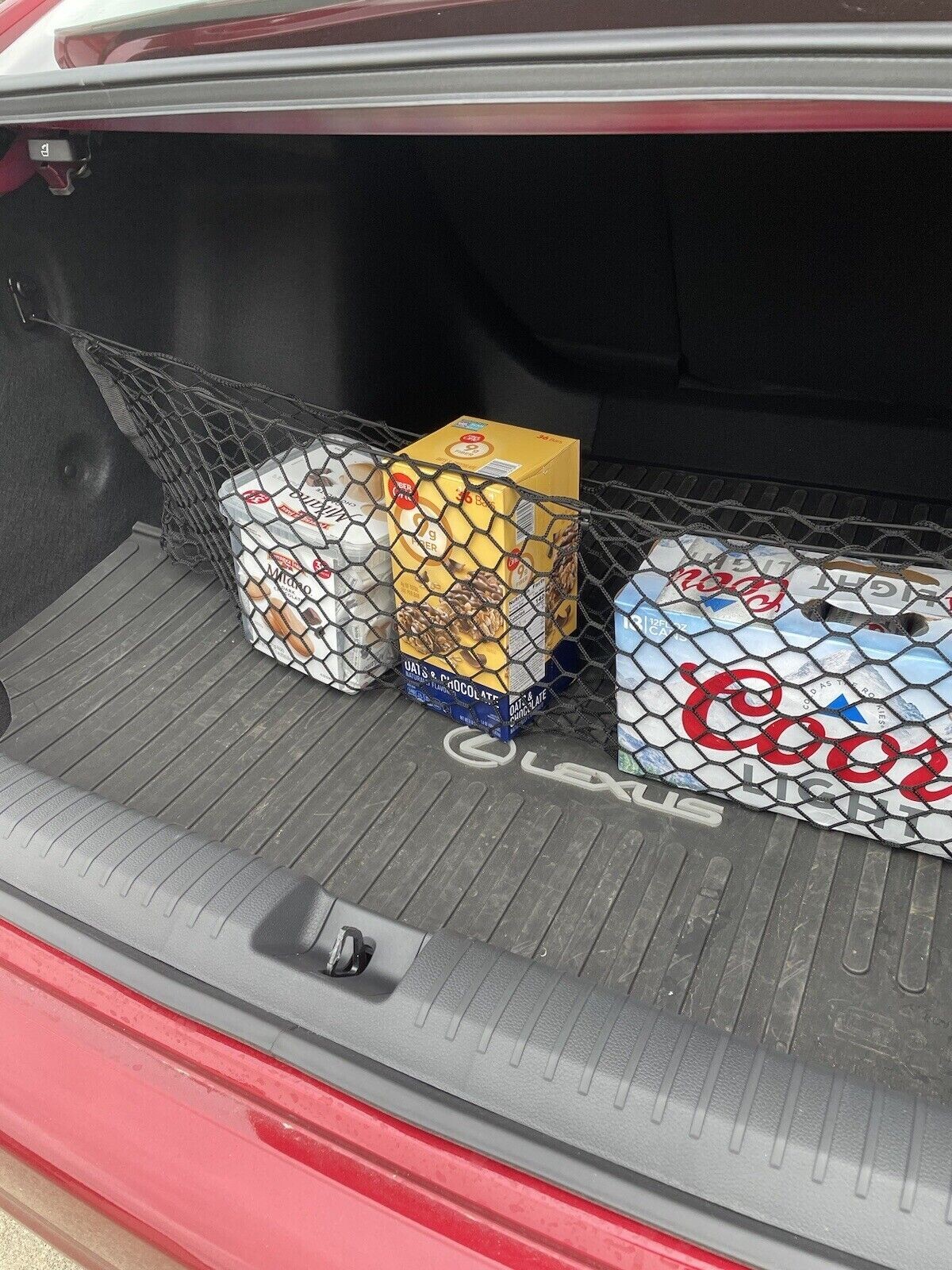 Rear Trunk Envelope Style Mesh Cargo Net for HONDA ACCORD 2023-2024 Brand New