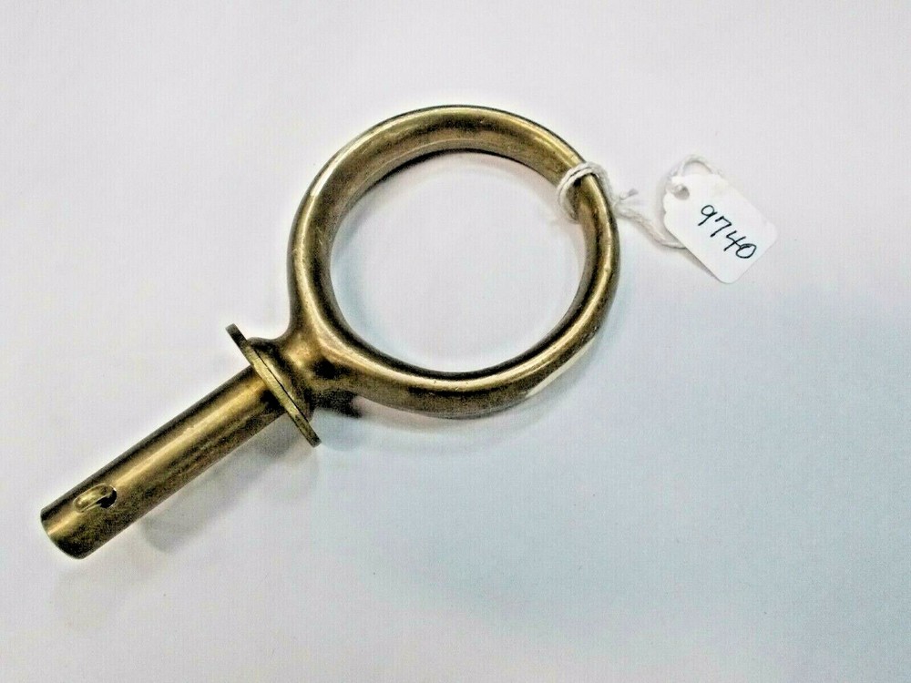 Bronze Oar Lock, 1/2" Diameter Shank, 2-5/32" Diam. Ring, includes Washer & Pin