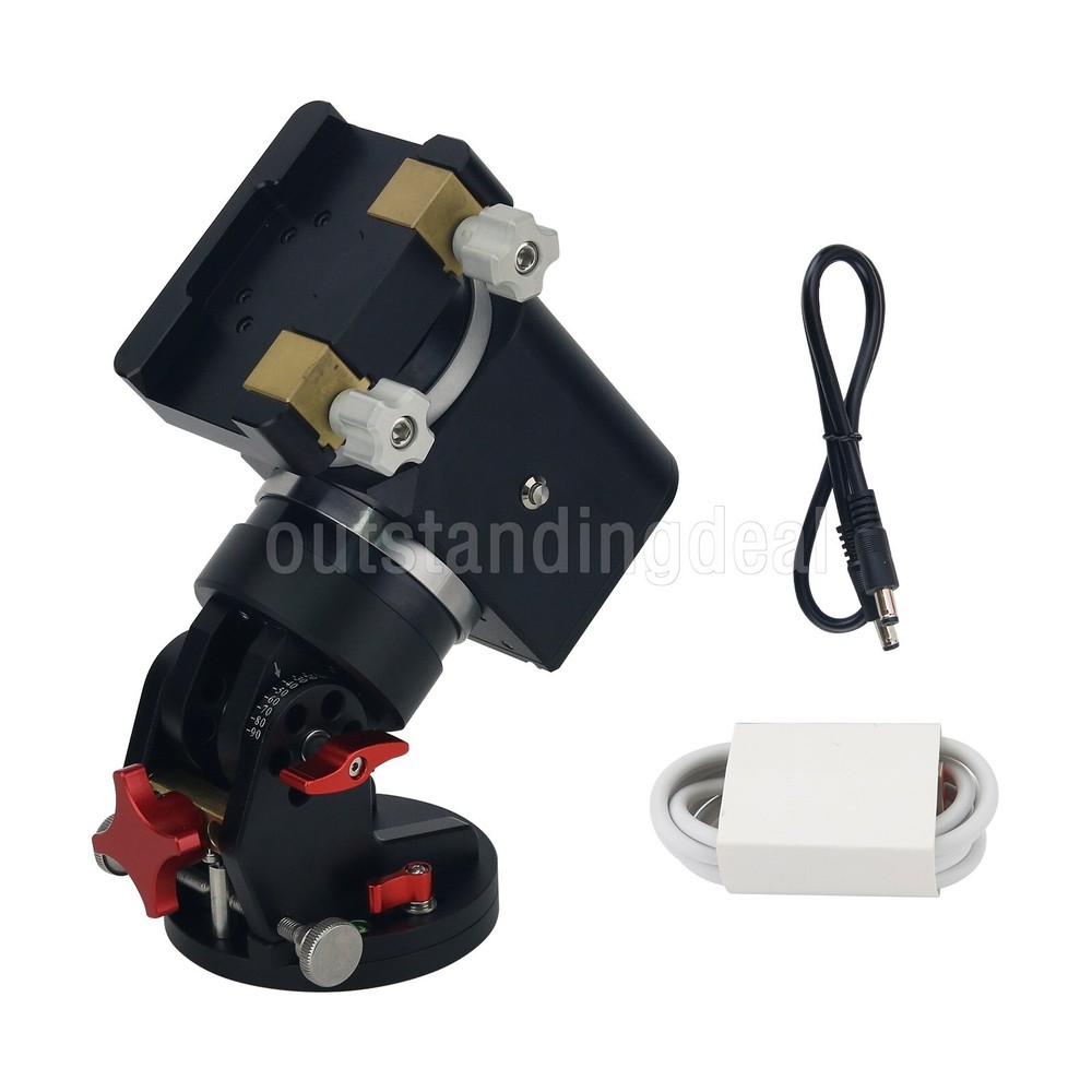 JUWEI 14 Harmonic Equatorial Mount 8KG Load Capacity Support 3/8 Tripod Black