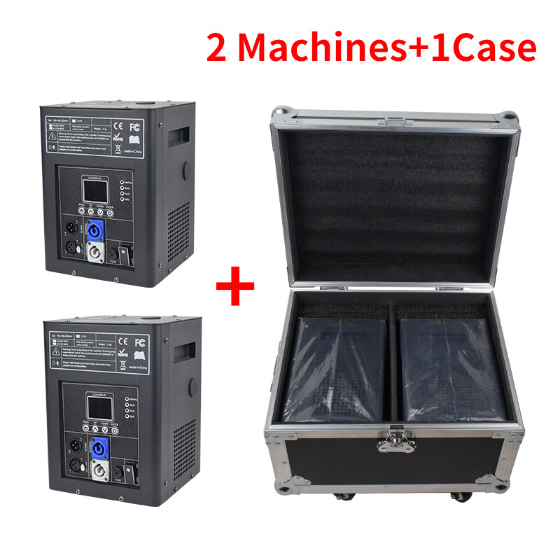 2PCS 750W Large Cold Spark Machine DMX512 DJ Stage Effect with Flight Case