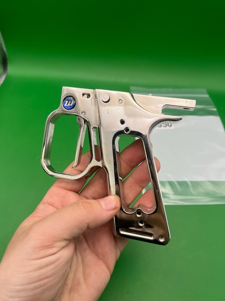 WGP Autococker Hinge Paintball Marker Frame -Silver