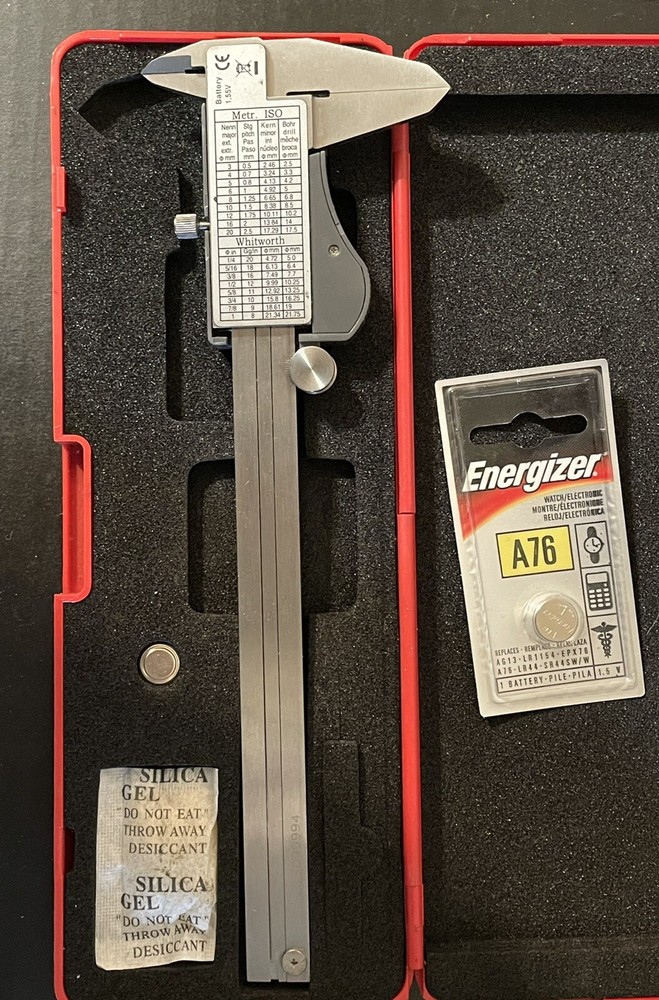 SPI 0-150mm 6" Electronic Digital Caliper (w/case)