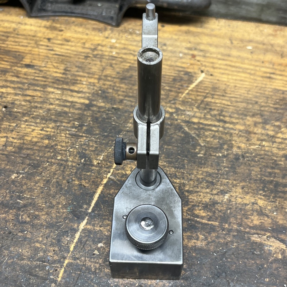Machinist tool inspection stand testing indicating comparator