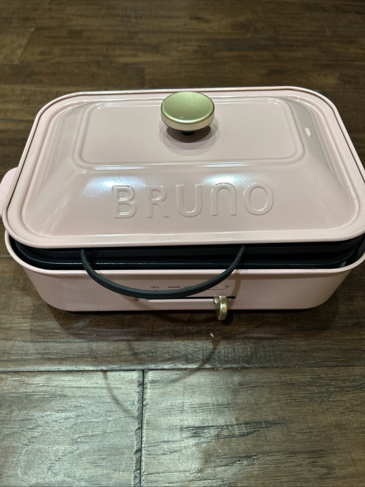 Bruno, Hot Plate, Compact, Ceramic Pink Read Description