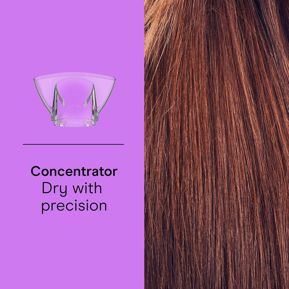 Double Ceramic Hair Dryer with Diffuser | Blow Dryer with Ionic Conditioning | I