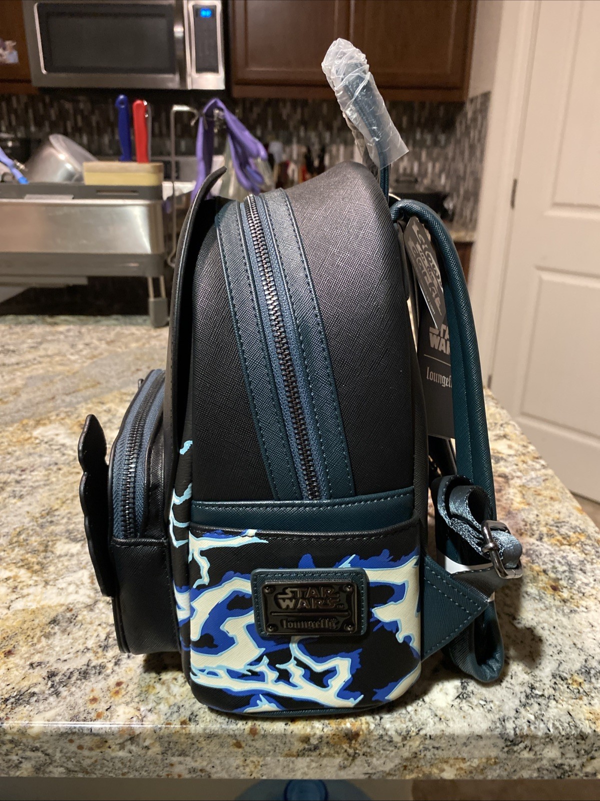 Disney Star Wars Emperor Palpatine Force Lightning Loungefly Backpack NWT