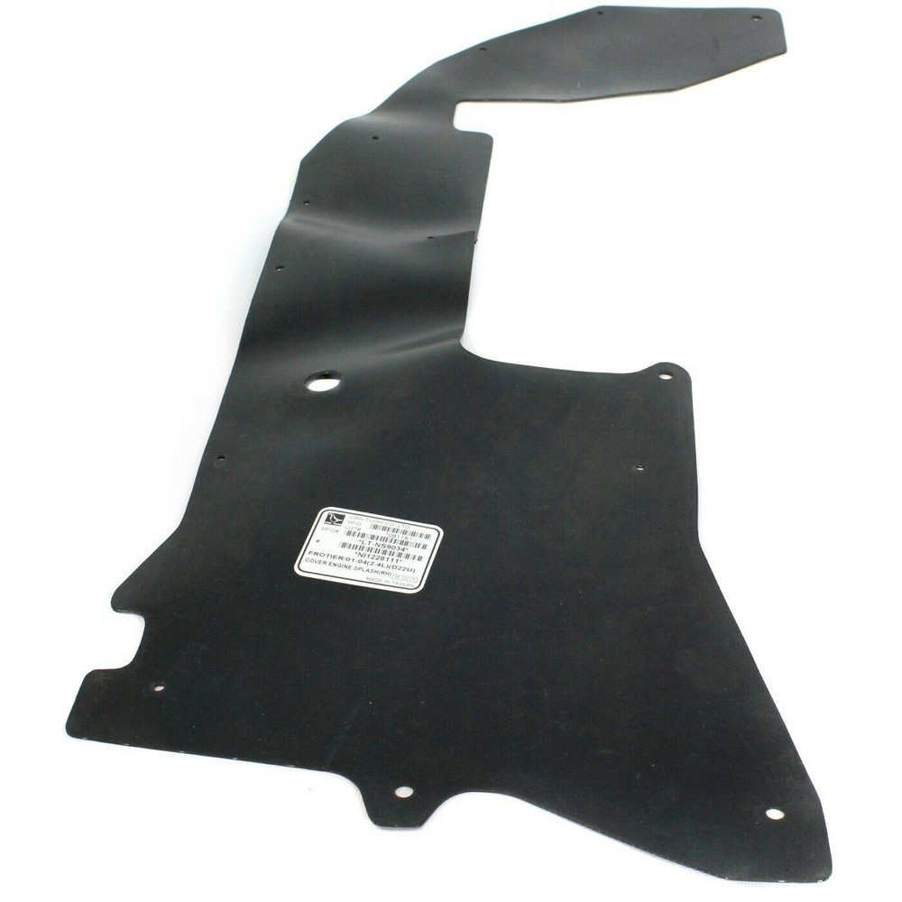 Engine Splash Shield Passenger Side for Nissan Frontier 98-04