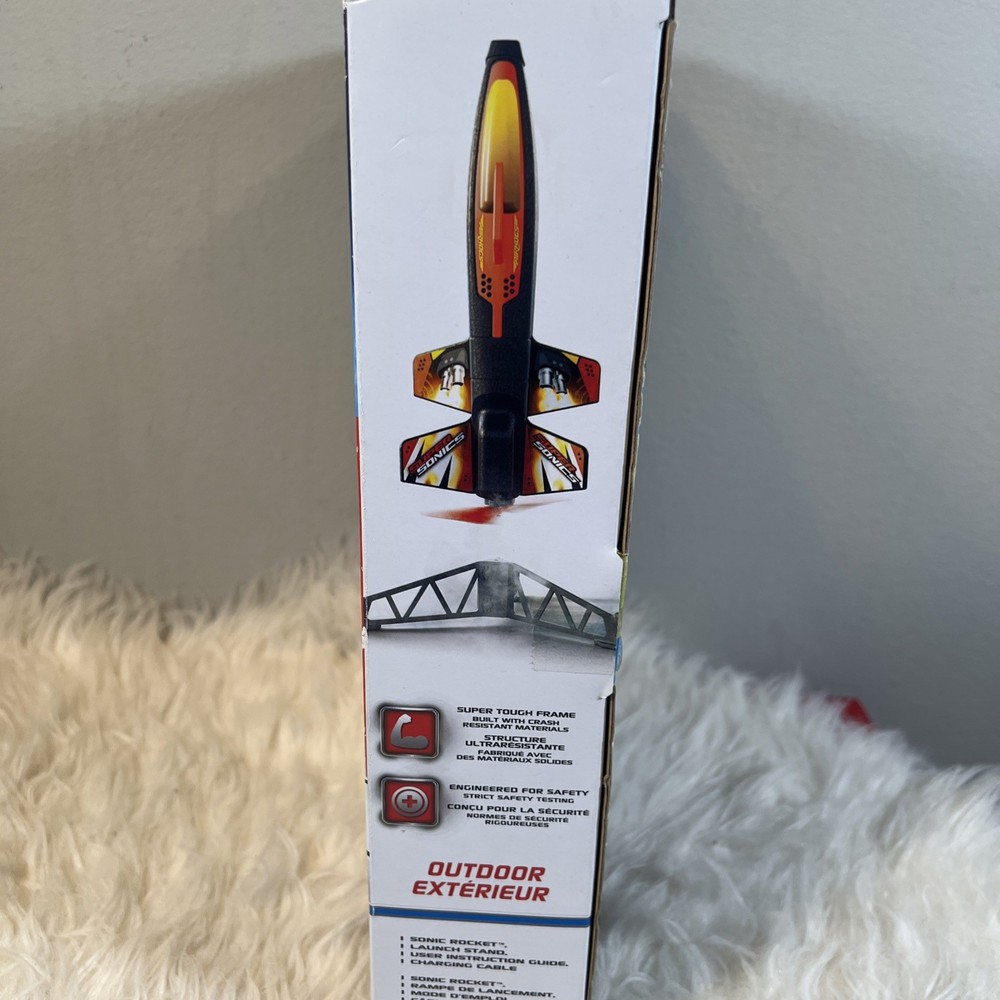 Air Hogs Sonic Rocket 200ft High Flying Motorized 3 Power Modes Spin Master