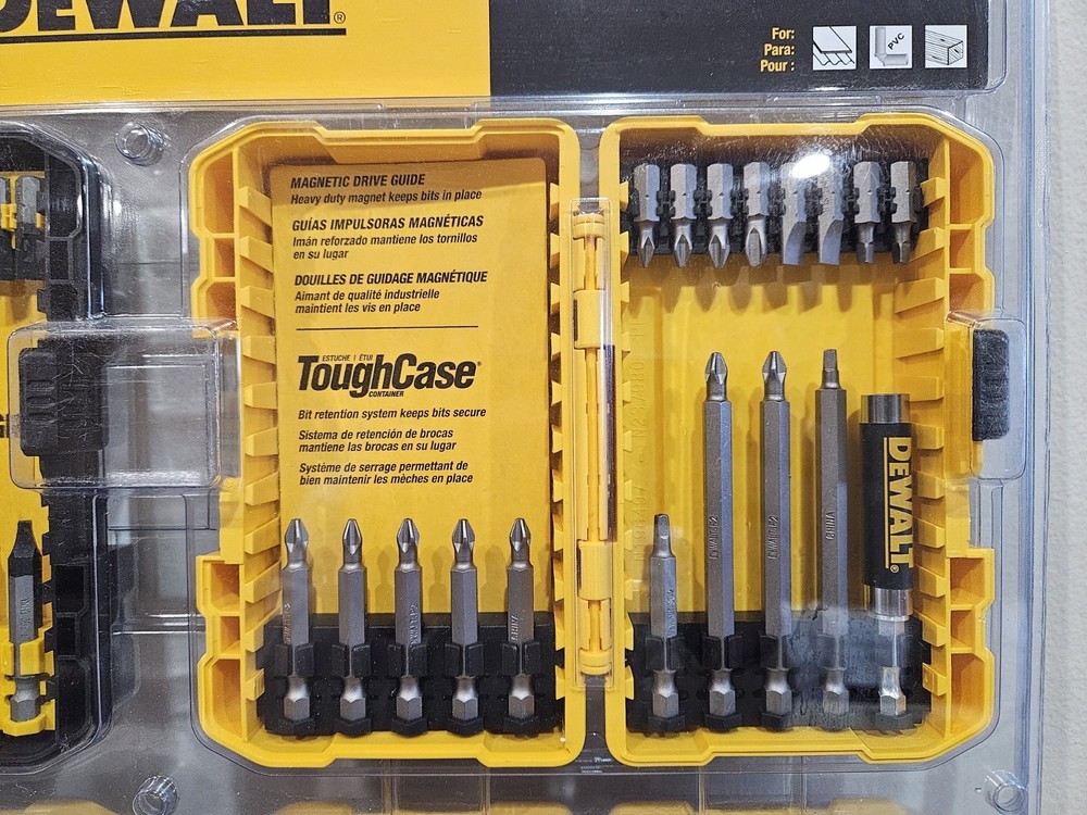 DeWALT 100 Pc Drill Drive Bit Set w/4 Storage Cases DWA100SET