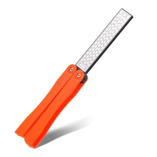 Double Sides Knife Sharpener Tool 400/600 Grits Diamond Sharpening Stone Tool