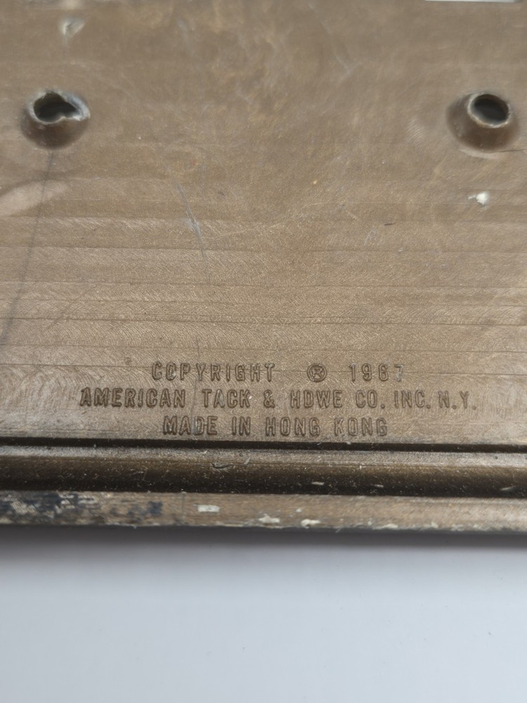 Vintage double Light Switch Cover