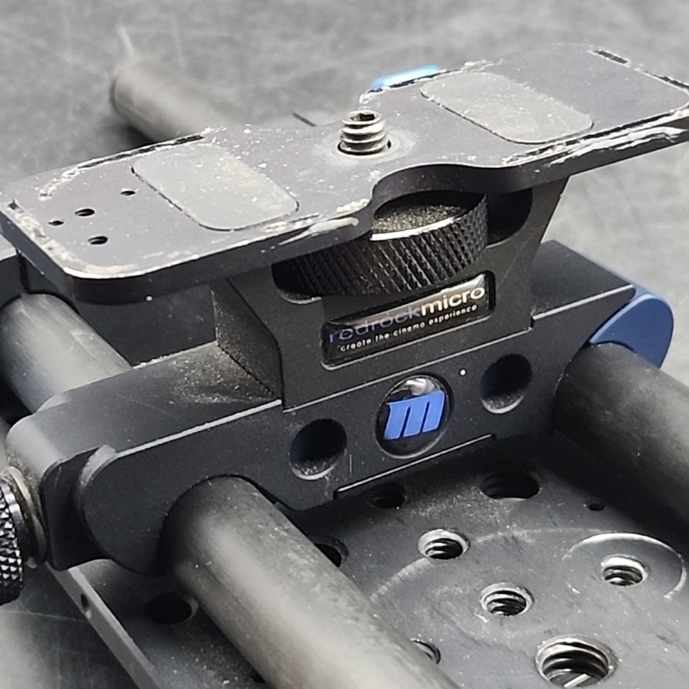 REDROCK MICRO DSLR Camera Baseplate w Quick Release & Accessory Base & 12" Rods