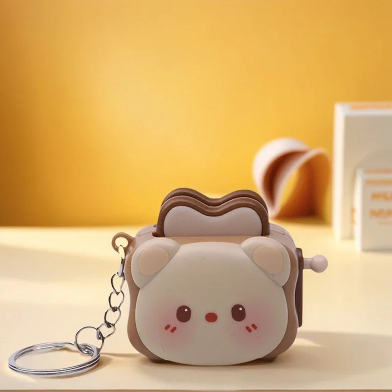 Cute Bread Machine Panda Creative Keychain, Stress-Relieving Accessory | Exquisi