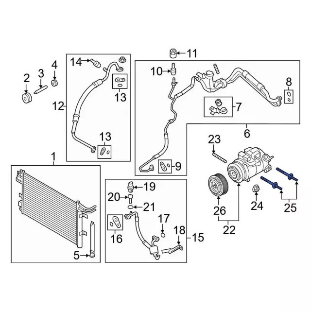 Genuine Compressor Assembly Mount Stud W715823-S442
