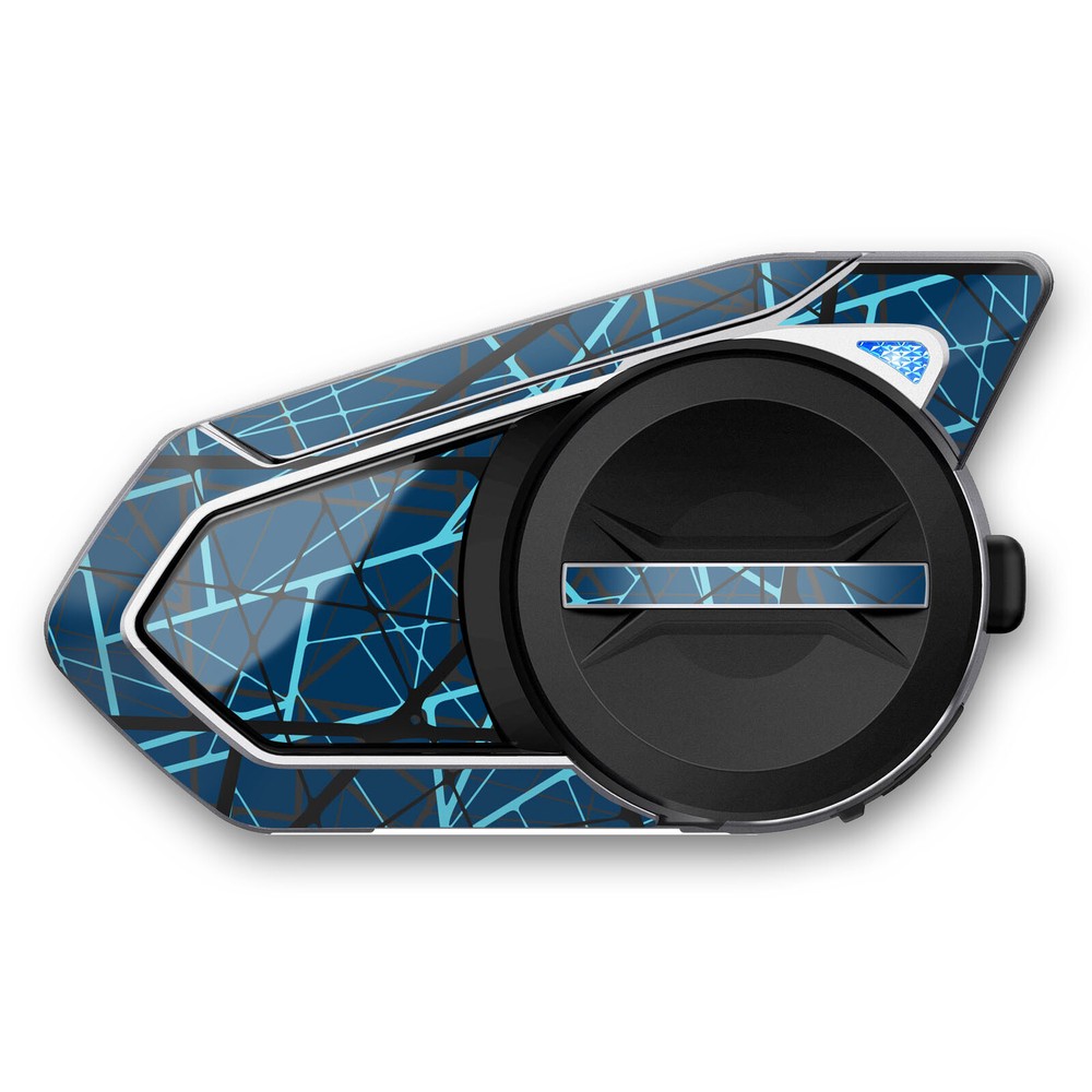 Cyber Blue Device Surface Sticker For SENA 50S Intercom x1