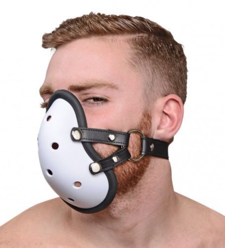 Master Series Musk Athletic Cup Muzzle - White