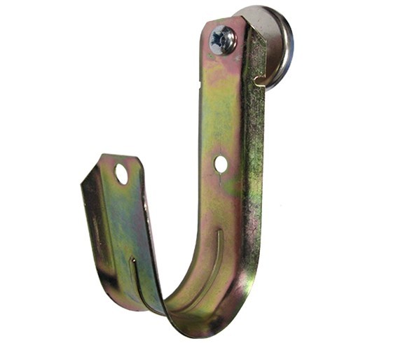 Magnetic J-Hook, Side Mount, 2"