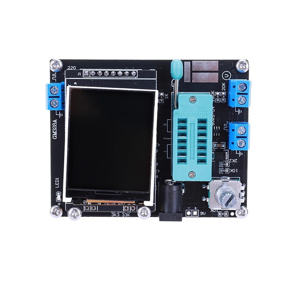 Component Tester Transistor Diode Capacitance ESR Meter Signal Generator Tool