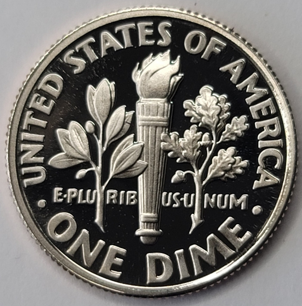 1993 S Gem Proof DCAM Roosevelt Dime