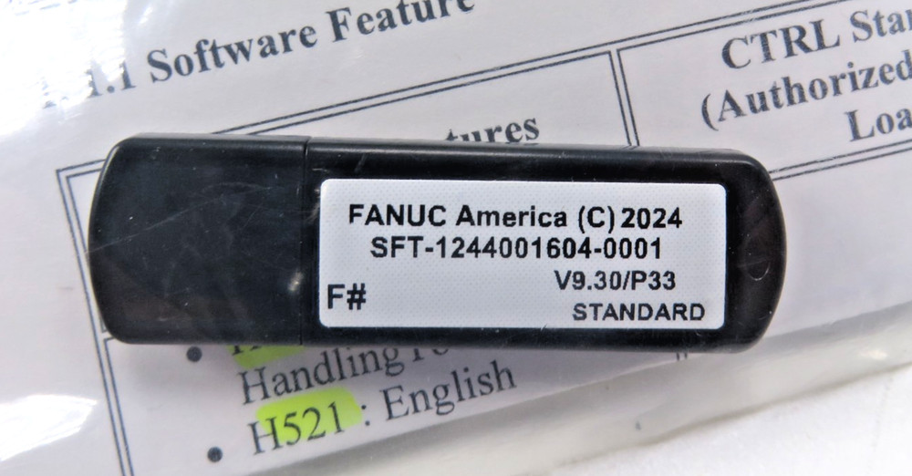 Fanuc SFT-1244001604-0001 Robot Application Software