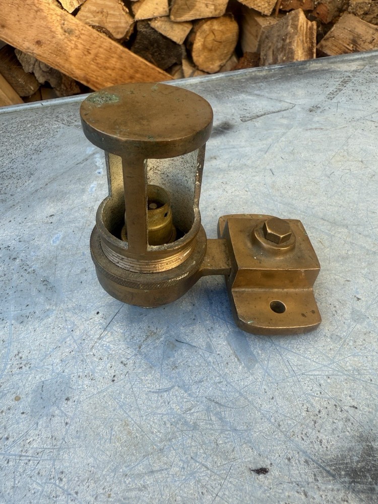 Antique Brass Marine Ships Lantern Light Sconce