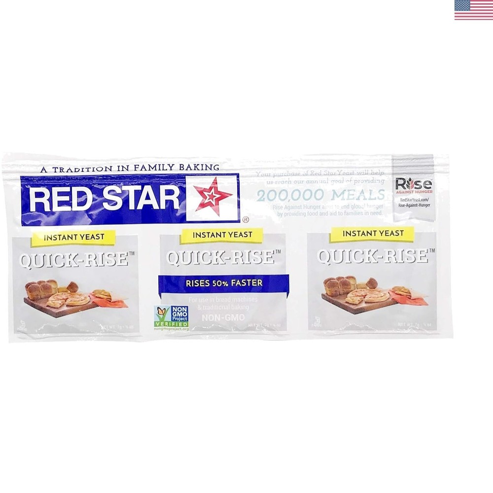 Instant Quick Rise Dry Yeast, 3 ct