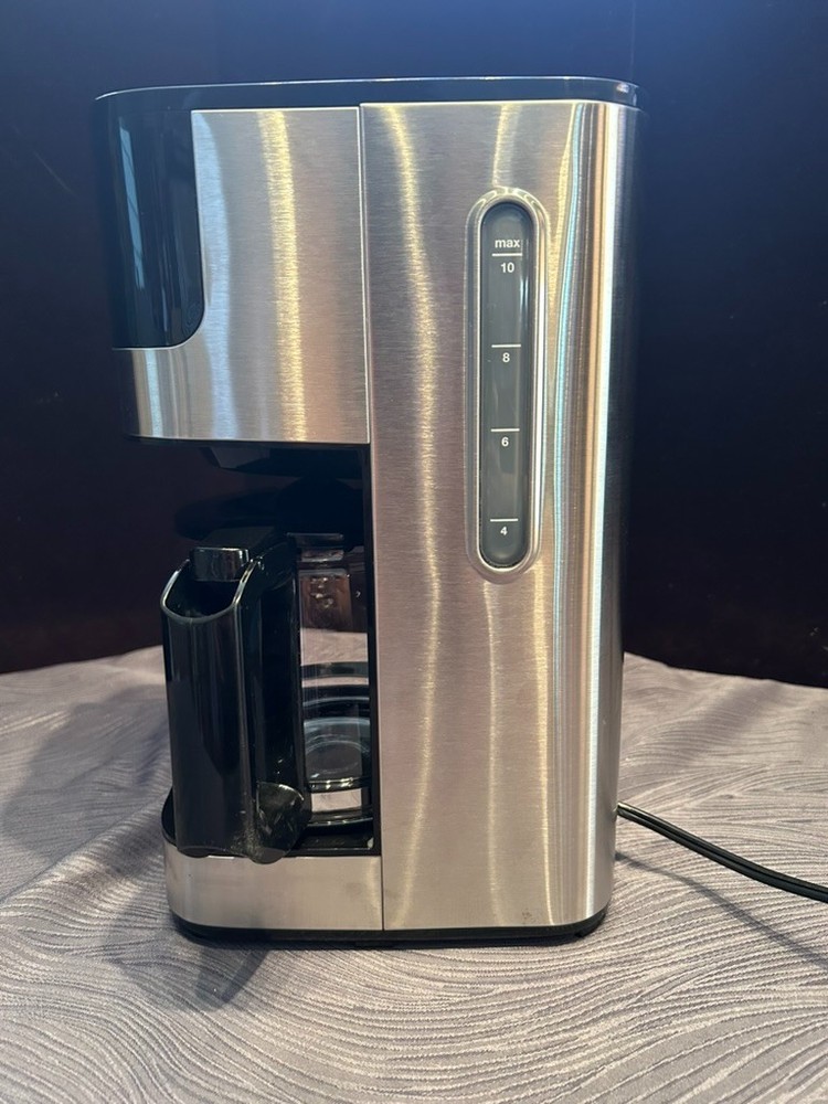 Melitta MCM009 10-Cup Drip Coffee Maker Touchscreen Programmable 900W w Box