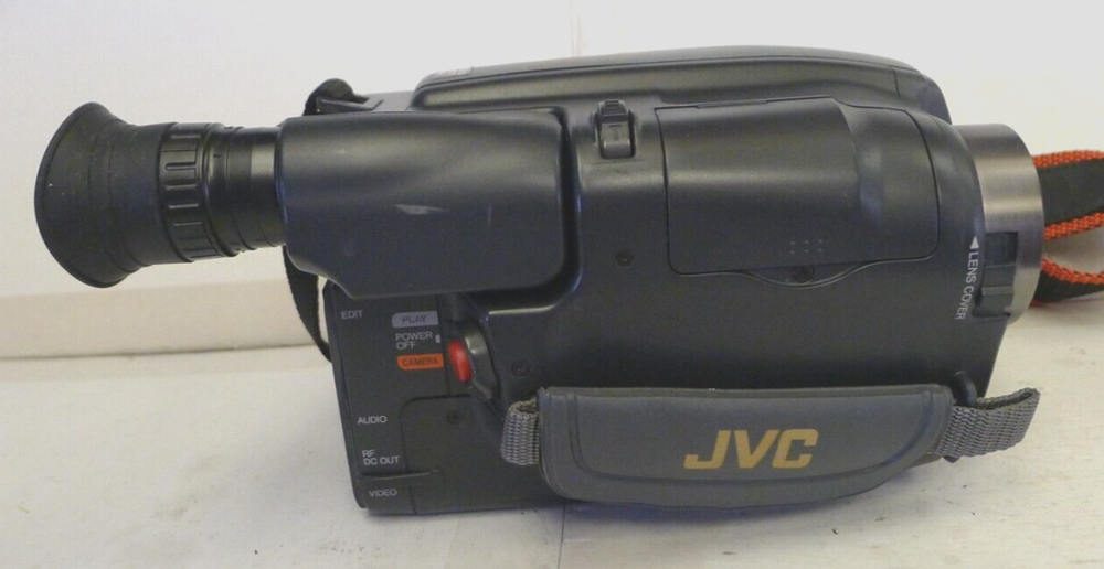 JVC Compact VHS VideoMovie Camcorder GR-AX201U with Neck Strap - UNTESTED