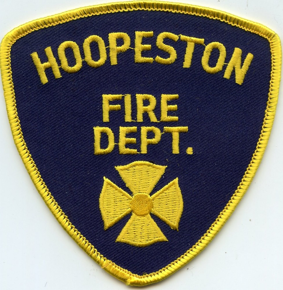 HOOPESTON ILLINOIS IL FIRE PATCH