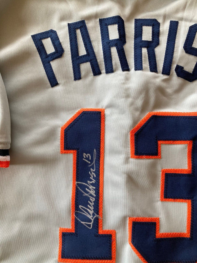 Tigers Lance Parrish signed Jersey WCOA