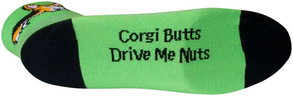 SockGuy Classic Ernie Socks - 3 inch, Green, Small/Medium
