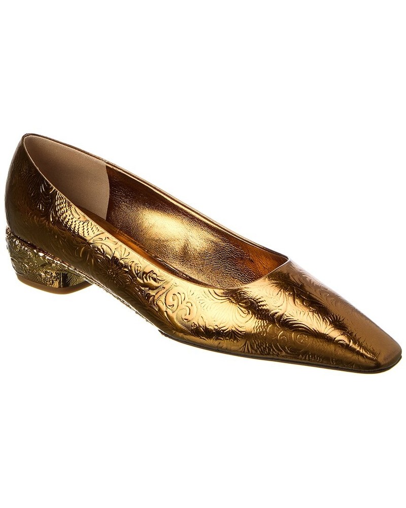 Ferragamo Riace Leather Pump Women's