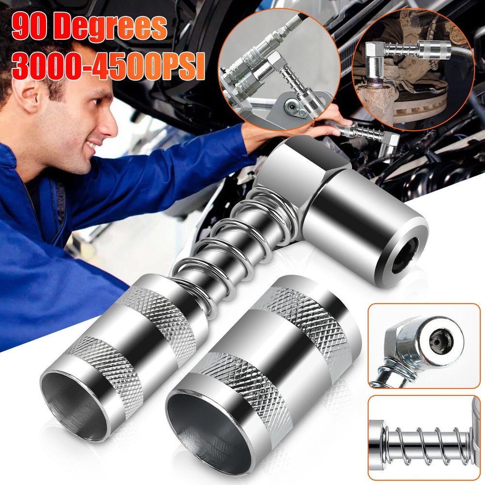 90 degree Grease Coupler Adapter