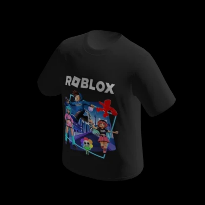 Roblox virtual code | Ready Set Roblox KV T-shirt | Roblox 2025 Korea Pop-up