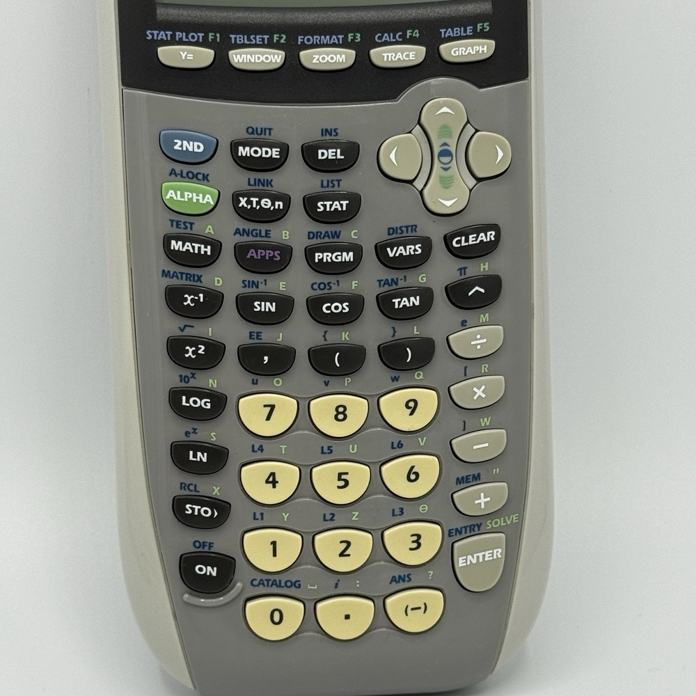 Texas Instruments TI-84 Plus Silver Edition Graphing Calculator W/Cover - Tested