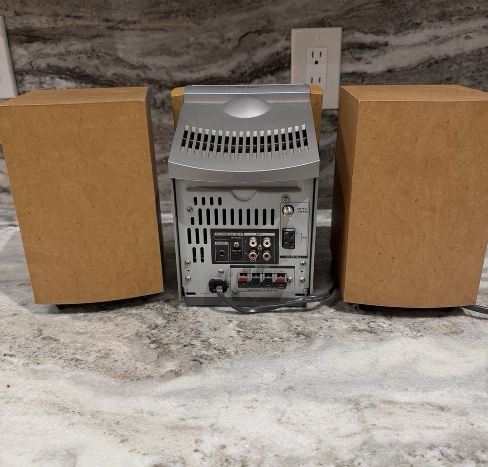 Sony CMT-EX1 Compact Component System CD Player Vertical Disc AM/FM Speakers