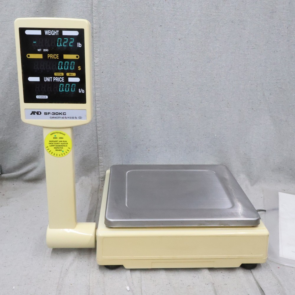 A&D SF-30KC Price Computing Business Scale Programmable Good Used Condition